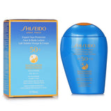 SHISEIDO - Expert Sun Protector Face & Body Lotion SPF 50+ UVA (Turns Invisible, Very High Protection, Very Water-Resistant) 15673 150ml/5.07oz