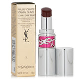 YVES SAINT LAURENT - Rouge Volupte Candy Glaze Double Care Balm - # 3 Cacao No Boundary 761741 3.2g/0.11oz