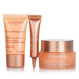 CLARINS - Extra Firming Set: Extra Firming Cream 50ml + Extra Firming Serum 10ml + Extra Firming Night Cream 15ml + 1bag 194559 3pcs+1bag