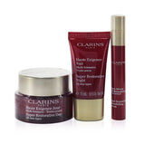 CLARINS - Super Restorative Collection: Day Cream 50ml+Night Cream 15ml+ Remodelling Serum 10ml+ Bag 02201/80082865 3pcs+1bag