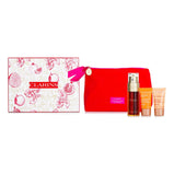 CLARINS - Double Serum & Extra-Firming Collection: Double Serum 50ml + Day Cream 15ml + Night Cream 15ml + Bag 194337 3pcs+1bag