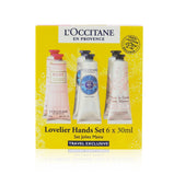 L'OCCITANE - Lovelier Hands Set: 2xRose Hand Cream 30ml+2x Shea Butter Hand Cream 30ml+2x Cherry Blossom Hand Cream 30ml 594988 6x30ml/1oz