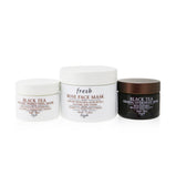 FRESH - Face Mask Set: Rose Rose Face Mask + Black Tea Firming Overnight Mask + Black Tea Instant Perfecting Mask 45827 3pcs