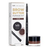 BILLION DOLLAR BROWS - Brow Butter Pomade Kit: Brow Butter Pomade + Mini Duo Brow Definer - # Taupe 056264 2pcs