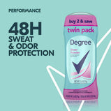 Degree Dry Protection Anti-Perspirant & Deodorant Invisible Solid Sheer Powder, 5.2 oz