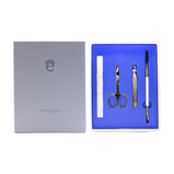 EYEKO - Brow Grooming Kit: Brow Brush & Spoolie + Scissors + Tweezers + Brow Razor + Pouch 12748593 4pcs+1bag