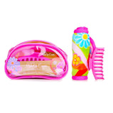 MAKEUP ERASER - Flowerbomb Set (1x MakeUp Eraser Cloth + 1x Hair Claw Clip + 1x Bag) 600143 2pcs+1bag