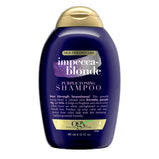 OGX Impecca-Blonde Purple Toning Shampoo, 13 fl oz