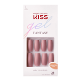 KISS Gel Fantasy Collection Sculpted Fake Nails, Looking Fabulous, 28 Count