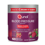 Qunol Blood Pressure Support w/CoQ10+Beets chews 60ct