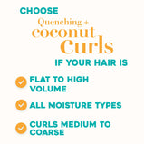 OGX Quenching + Coconut Curls Moisturizing Daily Conditioner with Honey, 13 fl oz