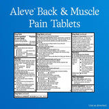 Aleve Back & Muscle Pain Reliever Naproxen Sodium Tablets, 90 Count