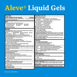 Aleve Liquid Gels Naproxen Sodium Pain Reliever, 50 Count