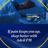 Advil PM Pain and Headache Reliever Ibuprofen Caplets;  200 mg;  120 Count