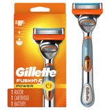 Gillette Fusion5 Power Men's Razor Handle;  1 Blade Refill