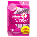 Gillette Daisy Disposable Razors for Women;  2-Bladed;  18 Count