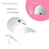 1 Piece Fashionable Charging Charged Nail Lamp LED Nail Dryer 54W New Style UV Nail Lamp