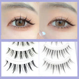 Little Devil Eyelashes Natural Long Lashes Handmade Cluster Lashes Locally Elongated Thick Lash Cosplay False Eyelash Wholesale