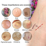 Double Color Waterproof Tattoo Concealer Sweat Proof Skin Brighten Foundation Cover Birthmark Scars Concealer Gouache Cosmetic