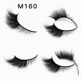 Nieuwe 1 Paar Mink Wimpers Gevleugelde Natuurlijke Lange Wimpers Piekerige Thicky Lash Handgemaakte Zwarte Wimper Half Lash Voor Wimper Extension