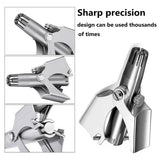 nose and ear trimmer for men, Manual stainless steel rotate nose clip