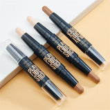 Double-headed Highlight Stick Highlight Stick Makeup Concealer Contouring Stick Mothers Day Gifts 2PCS