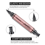 Stamp Pattern Double End Liquid Eyeliner for Perfect Wing Cat Eyes Stamp Eyeliner