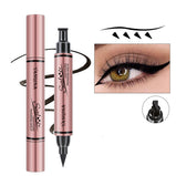 Stamp Pattern Double End Liquid Eyeliner for Perfect Wing Cat Eyes Stamp Eyeliner