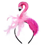 Flamingo Headbands  Halloween Decoration Supplies Hair Hoop Headpiece Cosplay Props