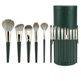 Makeup Brush Set 14 Pcs Premium Synthetic Foundation Powder Concealers Eye shadows Brushes Kit