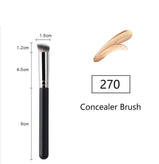 3-pieces Foundation Makeup Brushes Set Single Foundation Brush Oblique Head Concealer Brush Small Concealer Brush Beauty Tools