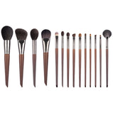 Makeup Brushes Set Foundation Blending Brush Face Powder Blush Concealers Eye Shadows Make Up Brushes Kit with Bag - 24pcs