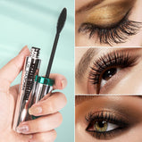 Large Brush Head Thick Mascara, 3D Fiber Curling Waterproof Non-smudge Mascara