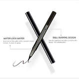 Long Lasting Black Liquid Eyeliner Pencil Ultra-Fine Felt-Tip Quick Drying Waterproof Formula Eye Liner Pen Women Eye Makeup