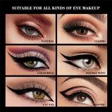 1PC Super Double-headed Black Liquid Eyeliner Pencil Waterproof Triangle Shape Seal Stamp Tattoo Eyes Liner Makeup