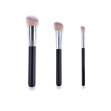 Base Makeup Brushes 3-piece Set Concealer Brush Slanted Head Foundation Brush Small Concealer Brush Beauty Tools