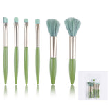 6 Piece Soft Hair Makeup Brush Set Portable Eyeshadow Brush Blush Brush Full Set of Makeup Tools