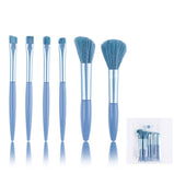 6 Piece Soft Hair Makeup Brush Set Portable Eyeshadow Brush Blush Brush Full Set of Makeup Tools