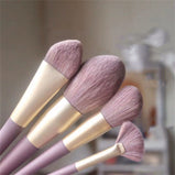 Makeup Brushes Set 9Pcs Soft Hair Eye Shadow Brush Loose Powder Brush Full Set of Women Girls Makeup Brushes