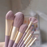 Makeup Brushes Set 9Pcs Soft Hair Eye Shadow Brush Loose Powder Brush Full Set of Women Girls Makeup Brushes