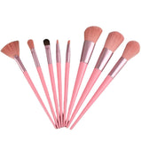 Horse Hair Makeup Brush Set 8 Makeup Brushes