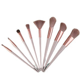 Horse Hair Makeup Brush Set 8 Makeup Brushes