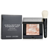 Highlighting Powder Set (1x Highlighting Powder + 1x Mini Face Brush) - #Pink Glow