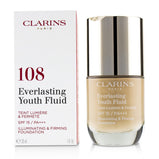 CLARINS - Everlasting Youth Fluid Illuminating & Firming Foundation SPF 15 - # 108 Sand 80053009 30ml/1oz