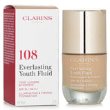 CLARINS - Everlasting Youth Fluid Illuminating & Firming Foundation SPF 15 - # 108 Sand 80053009 30ml/1oz