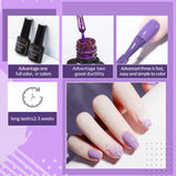 Limegirl Gel Nail Polish Set 60/40/24Colors Semi Permanent UV Led Gel Varnish Soak Off Nail Lacquers Base Top Coat