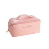 Large Capacity Travel Cosmetic Bag Double Layered Cosmetic Bag