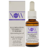 Illumination Vitamin C Plus Turmeric Rejuvenating Face Oil by NOW Beauty for Unisex - 1 oz Oil