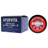 Brahmi Sensitive Scalp Scrub and Cleanser by AyurVita for Unisex - 8.8 oz Cleanser