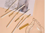 White Gold Nail Pen Set of 12 ,Color Drawing Wire Phototherapy Painting Set